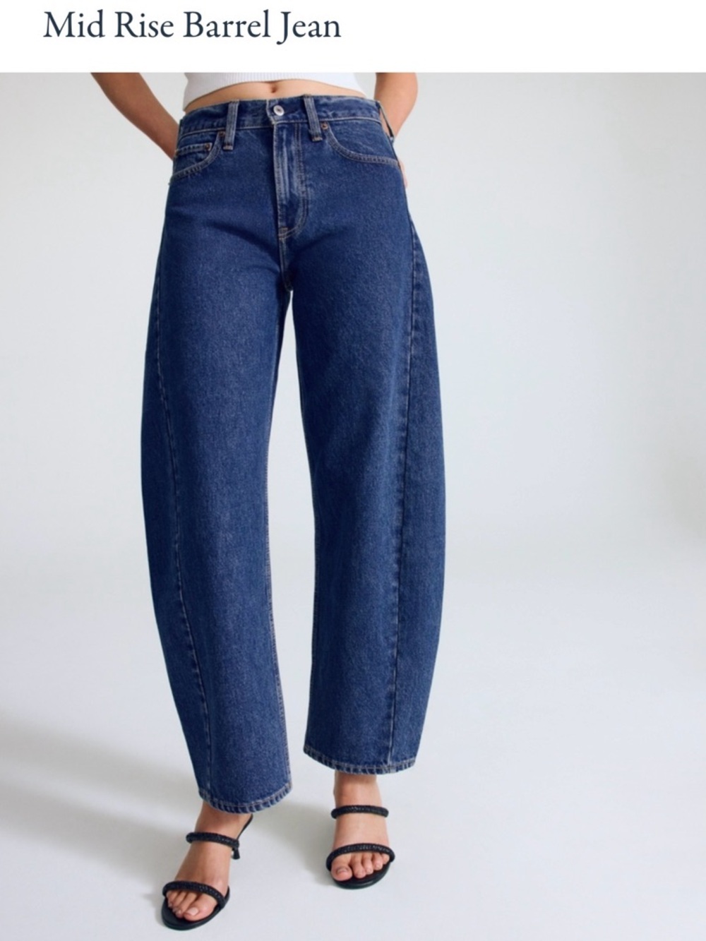 Abercrombie & Fitch Barrel jeans NEW